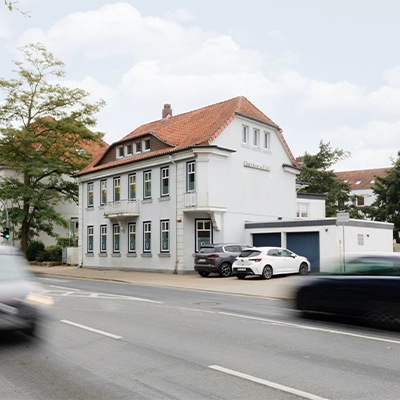 Zahnarztpraxis in Wittingen – Außenansicht der modernen Zahnarztpraxis.